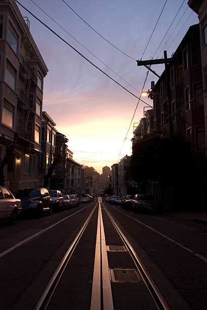 istock San Francisco Street at Sunset 144950986