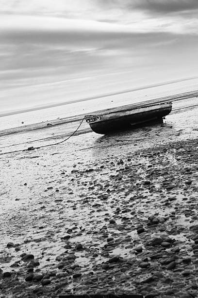 istock Lytham St Annes Boat on Low Tide 144951719