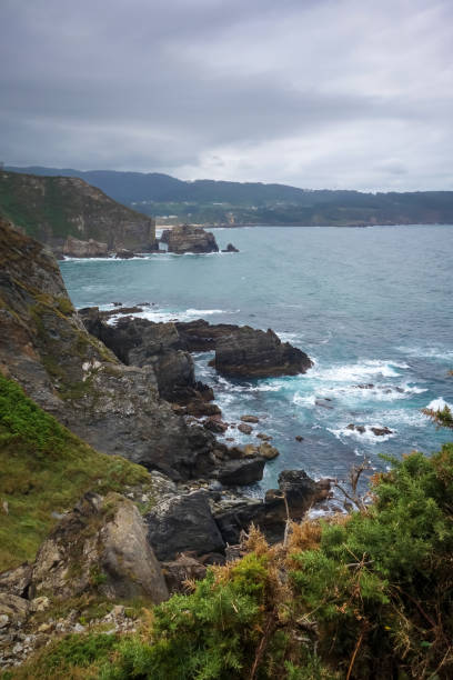 istock Punta socastro cliffs and Atlantic ocean, Galicia, Spain 1449519618