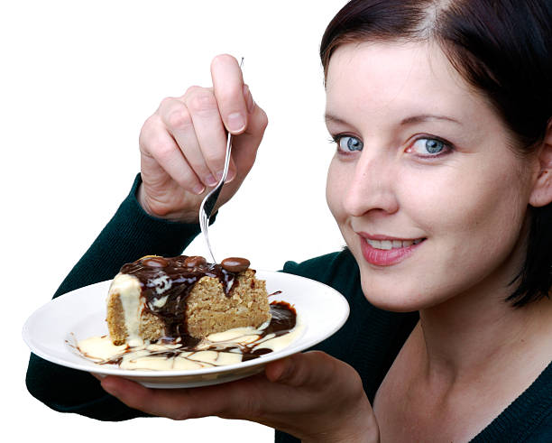 eating a piece of cake