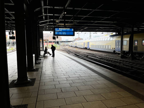 istock Railway platform at Hamburg Station 1449521696