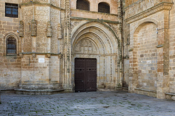 Catedral de Avila - Austere Romanesque-Gothic cathedral built into the city walls in Avila, Spain