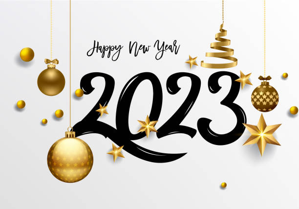 istock happy new year 2023 poster, banner, website design 1449528766