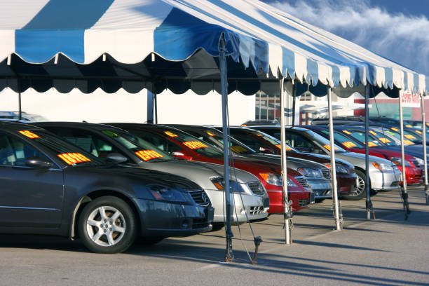 Venta de coches - foto de stock