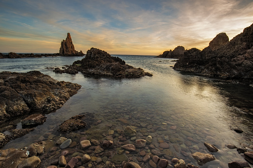 The sirens reef is located in the Natural Park of Cabo de Gata. Andalucia. Spain.