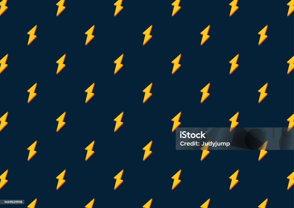 Bolt Pattern Vector Thunder Pattern Wallpaper Free Space For Text ...