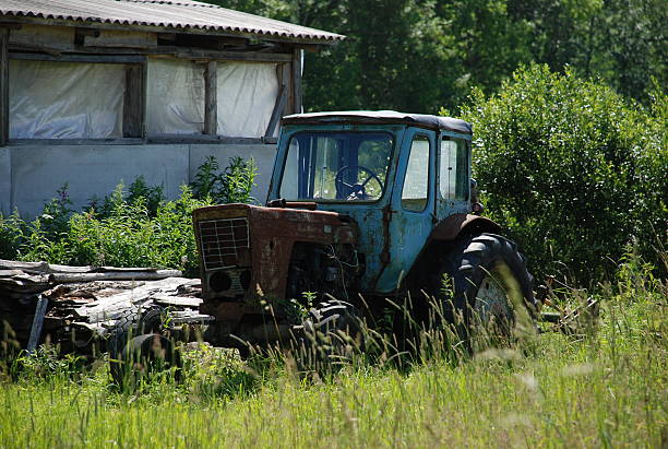 Old Tractor stock photo