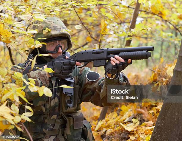 Soldaten In Einem Outfit Asg Battle Stockfoto und mehr Bilder von Helm - Helm, Weichheit, Wind