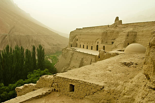 istock Bezeklik Caves in Xinjiang, China 144954198