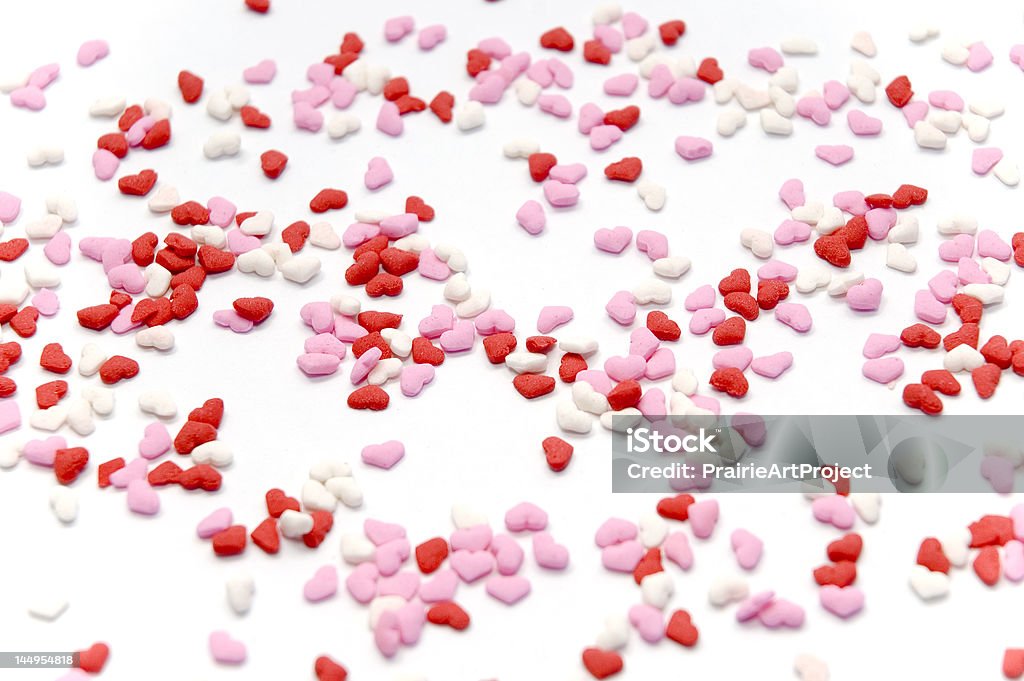 Caramelle cuori di San Valentino - Foto stock royalty-free di Praline colorate