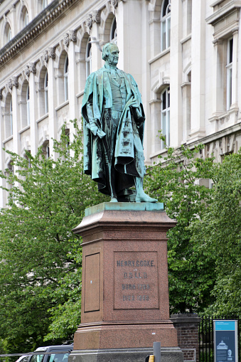 Statue of Christopher Columbus in Grant Park, Chicago.