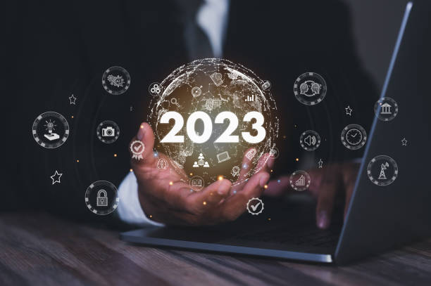istock Black businessman using computer and new technology, internet education, online course, online learning concept in 2023 1449550069