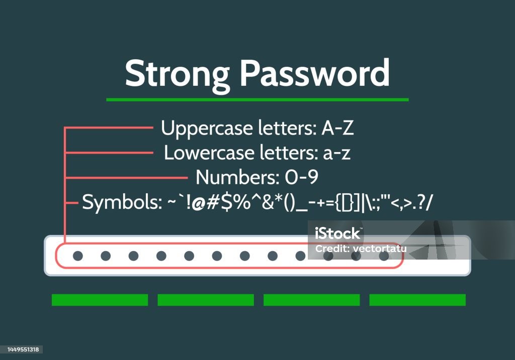 Password Requirement Message Password Requirement Illustration Stock Illustration - Download Image ...