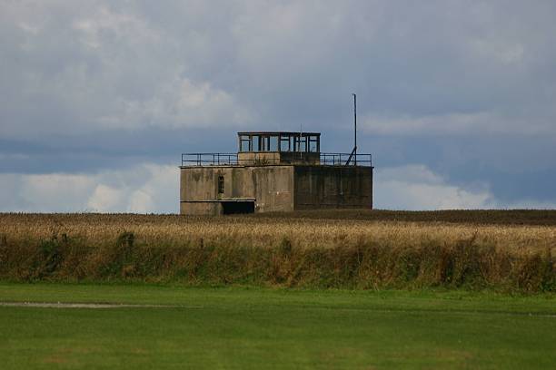 Old Runway Tower stock photo