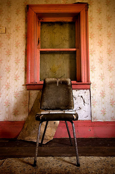 istock pink trim chair 144955777