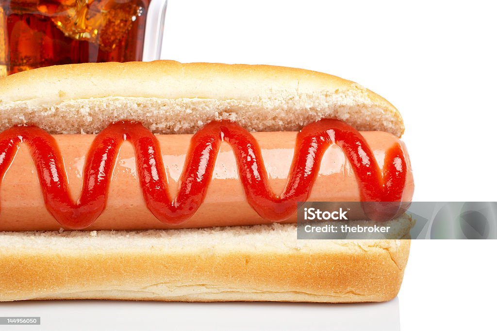 Hot-dogs et sodas - Photo de Hot dog libre de droits