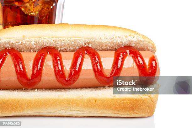 Hot Dog I Soda - zdjęcia stockowe i więcej obrazów Hot dog - Hot dog, Napój gazowany - Zimny napój, Bez ludzi