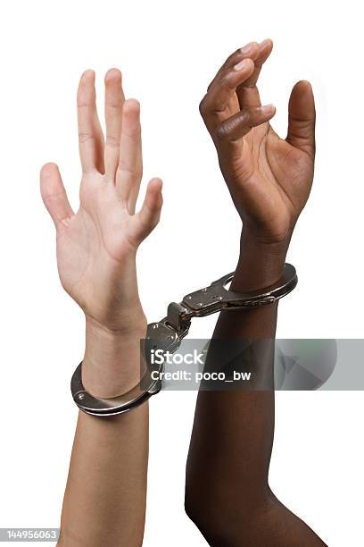 Handcuffed - zdjęcia stockowe i więcej obrazów Kajdanki - Kajdanki, Kobiety, Afroamerykanin