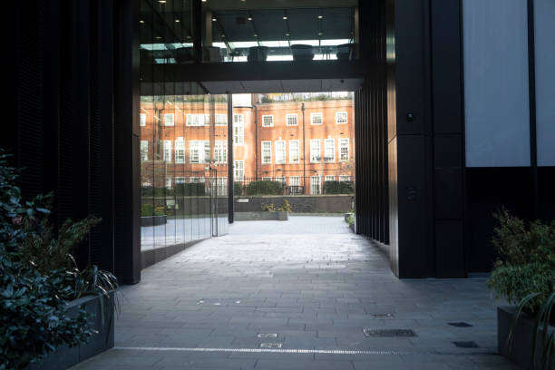 Buildings in the financial district of the City of London on a winter's morning