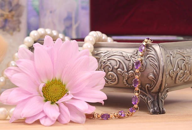 istock Bracelet and Flower 144956417