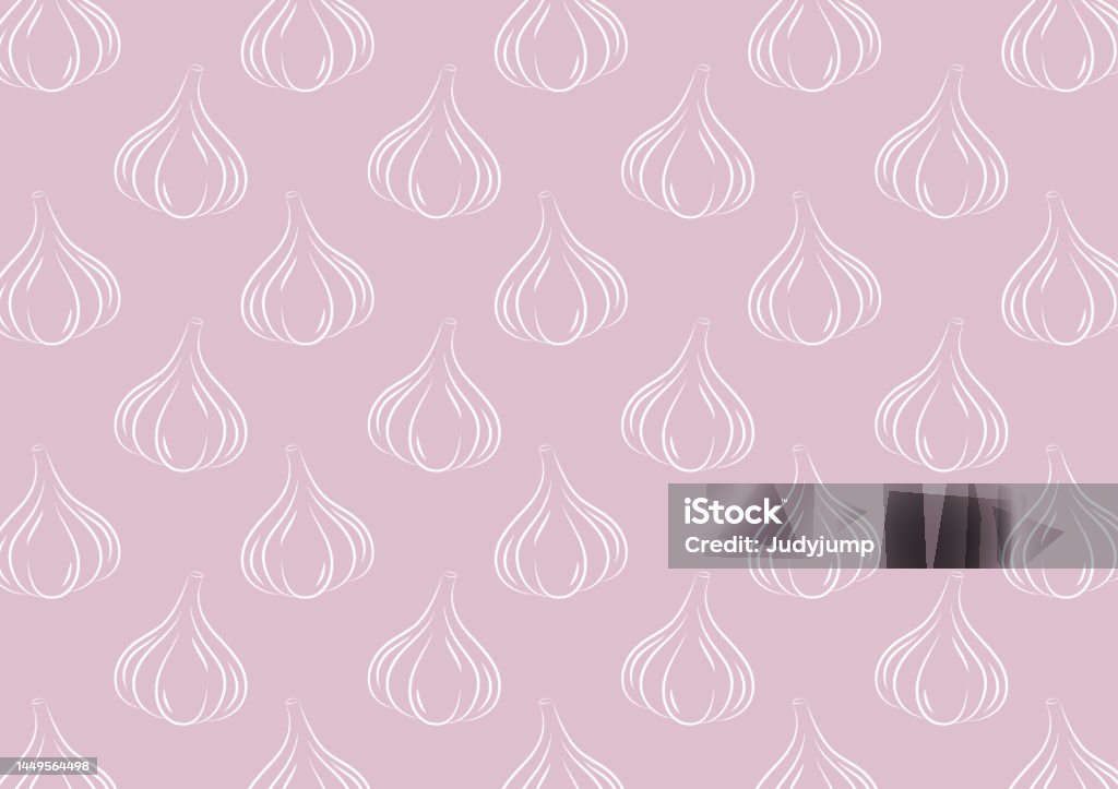 Vector Garlic Pattern Garlic Pattern Wallpaper Garlic Vector Wallpaper Garlic Symbol Vector ...