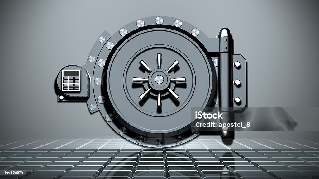 vauld_door The bank reserved safe Activity Stock Photo