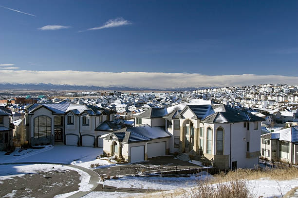 istock Houses in Calgary at winter 144957413
