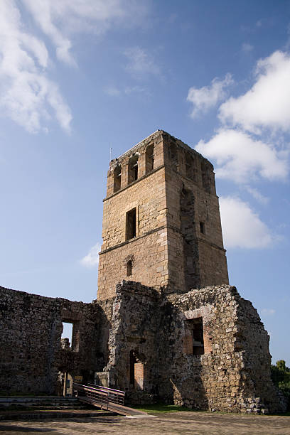 istock Old Panama city ruins 144957424