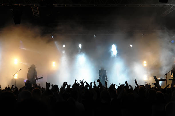 istock A large crowd at a rock concert 144958418