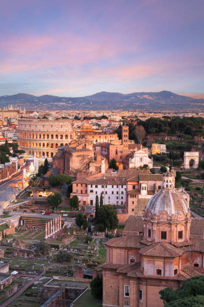 istock Rome, Italy view towards the Colosseum 1449586405