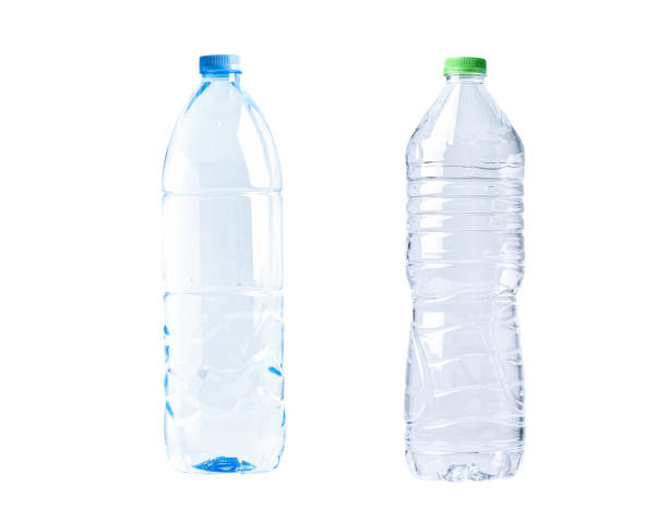 istock Plastic water bottle isolated on white background with clipping path. 1449586759