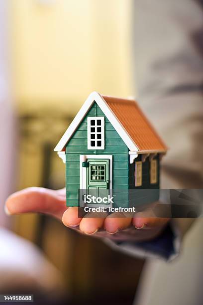 House In Hand Stock Photo - Download Image Now - Adult, Architecture, Built Structure
