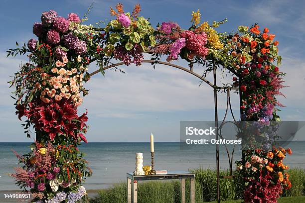 Blumen Hochzeit Hochzeitsbaldachin Canopy Stockfoto und mehr Bilder von Hochzeitsbaldachin - Hochzeitsbaldachin, Blume, Einzelne Blume