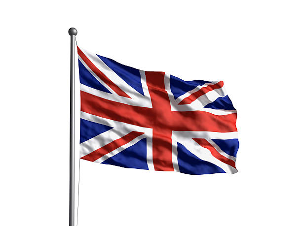 Flag of the United Kingdom (OLD) Newer version available. stock photo