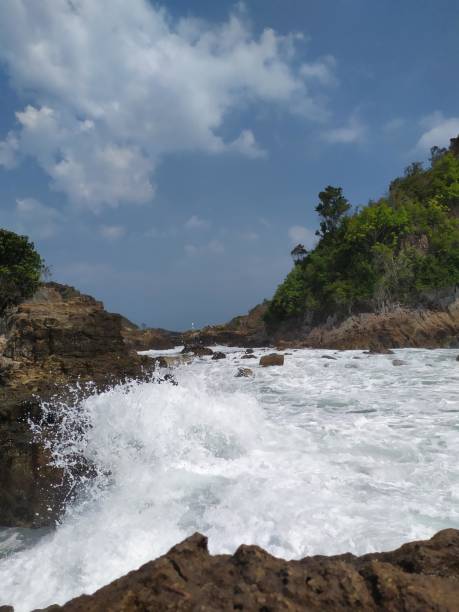 istock Sighting of Waves on a Beautiful Beach 1449593136