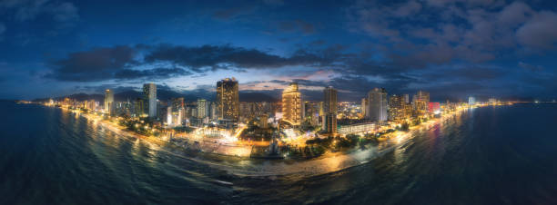 istock Drone view panorama Nha Trang city 1449595930