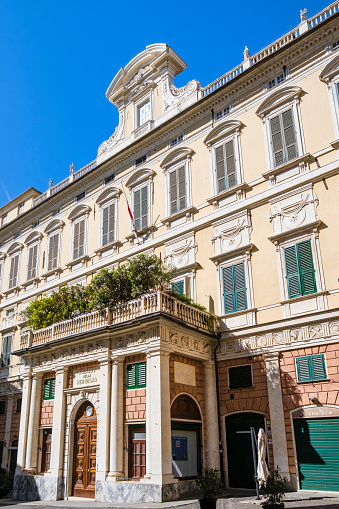 Palazzo Girolamo Grimaldi In Genoa Historic Palace In The Core Of The