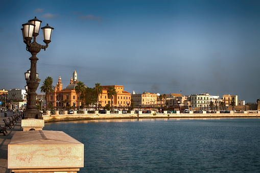 View of Bari seafront, Apulia, Italy