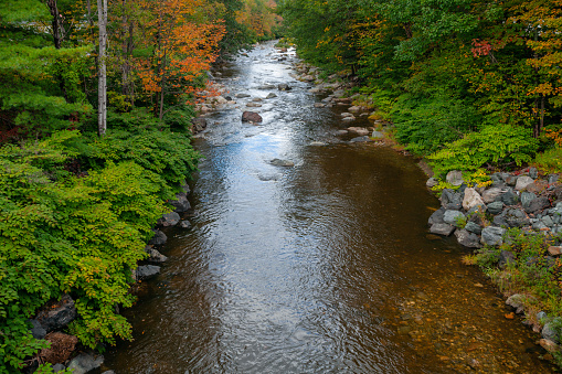 A river in Vermont,  USA
