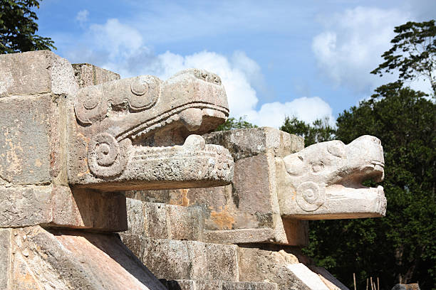 istock Animal Heads at Chichen Itza 144960027