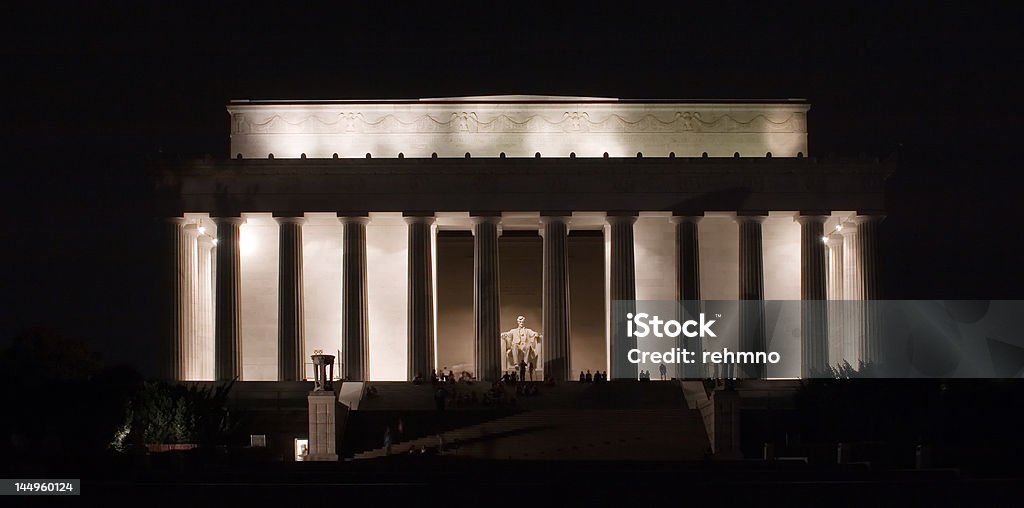 Abraham Lincoln Memorial Abraham Lincoln memorial at night Abraham Lincoln Stock Photo