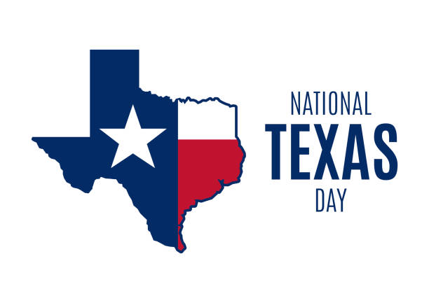 national texas day vektor - texas state flag stock-grafiken, -clipart, -cartoons und -symbole