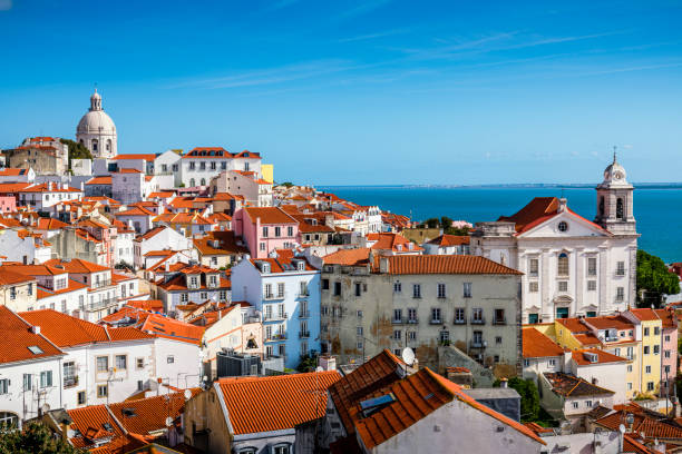 istock aerial view over the rooftops of Lisbon 1449602966