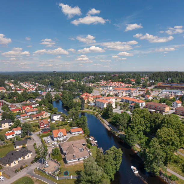 Aerial view of Lindesberg