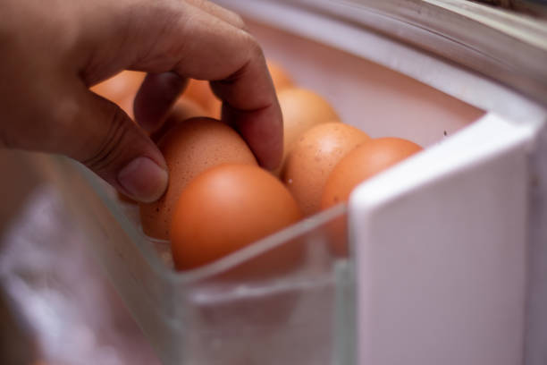 istock Grab the eggs in the fridge. 1449606466
