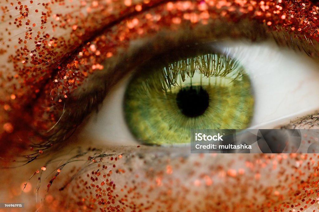 Olhos Verdes - Foto de stock de Olho royalty-free