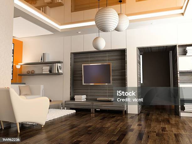 Interior Moderno - Fotografias de stock e mais imagens de Apartamento - Apartamento, Apartamento Tipo Loft, Arquitetura