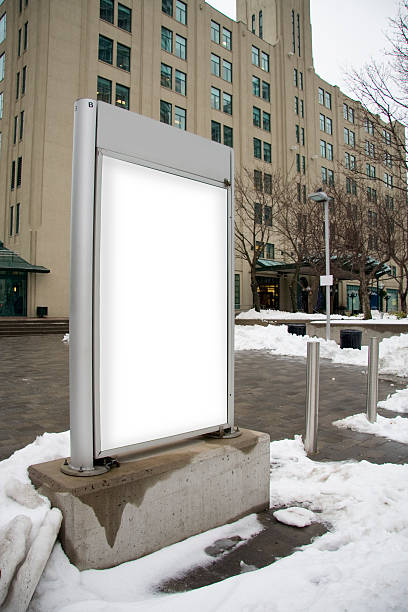 istock Box Lite Sign in Front of Building 144962246