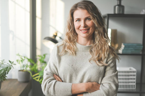 istock Beautiful middle aged woman 1449623087