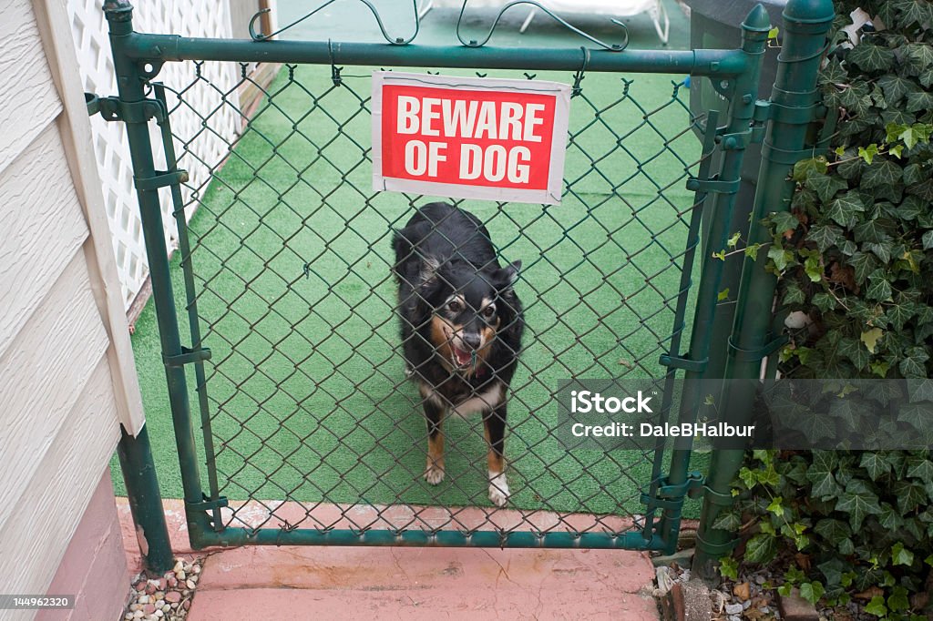 "Attenti al cane" - Foto stock royalty-free di Cane